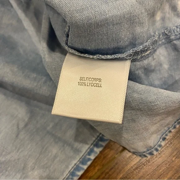 Short sleeve chambray button down - Picture 11 of 11